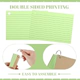 Thboxes A6 Ruled Index Cards 600 Pcs with Metal Binder Ring 6 Colors view 3