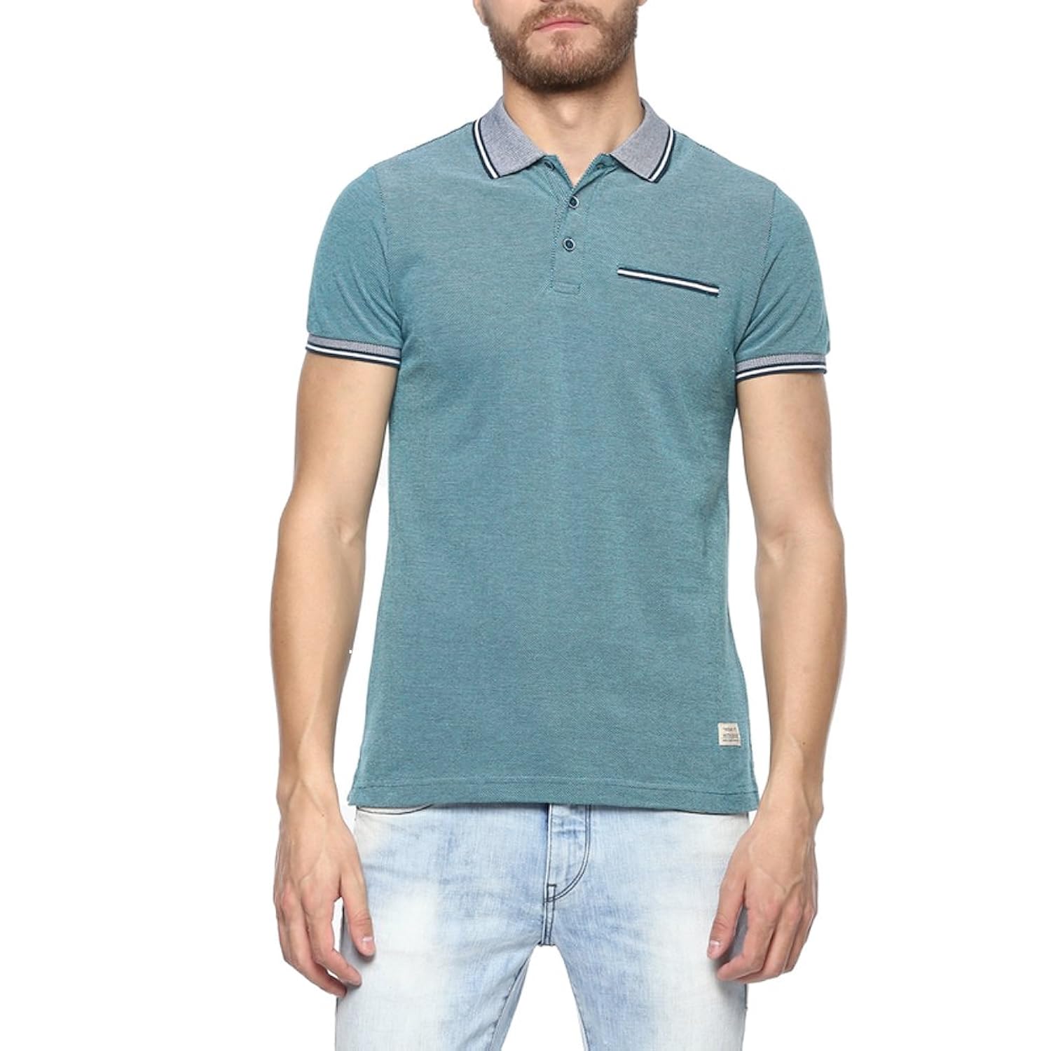 united colors of benetton men's solid regular fit polo