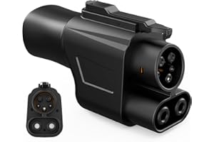 ALIESTFDNO NACS to CCS Adapter, Fit for Tesla Supercharger to CCS1 Electric Vehicle Adapter, 500A 1000V TSL Charger Adapter for CCS1 EVs, for Ford EVs, GM, Rivian and V3/V4 DC Fast Charging Stations