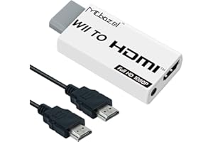Mcbazel Wii to HDMI Adapter – 1080p HDMI Video Converter with 3.5mm Audio Output for Wii Console