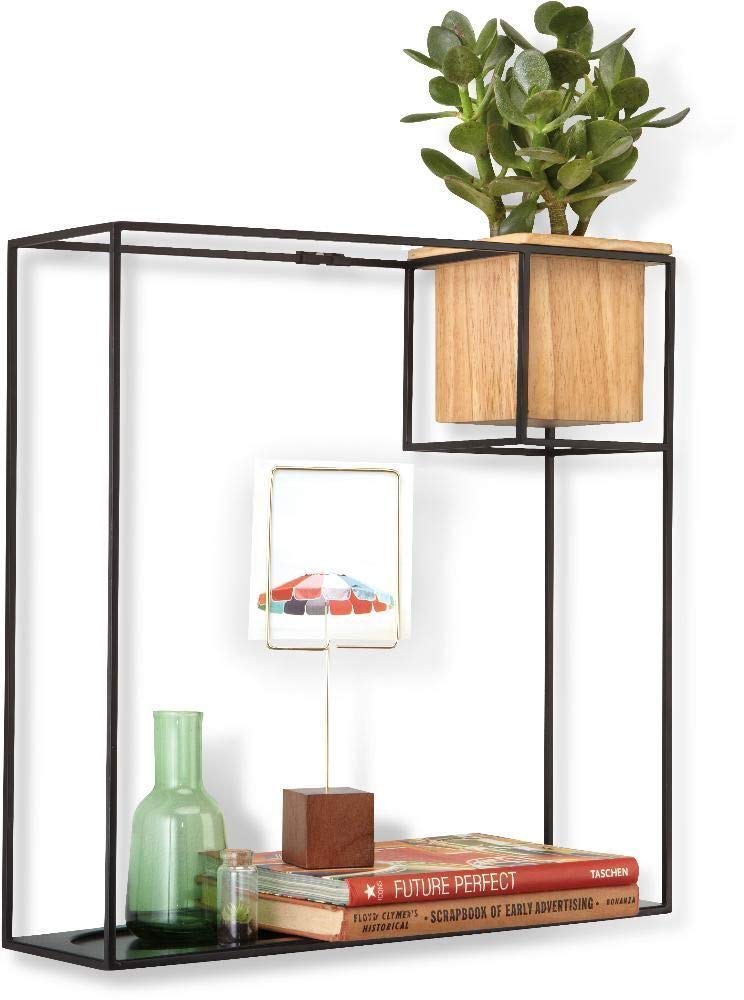 Umbra Large Cubist Shelf, Black