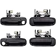 FAERSI 4pcs Outside Exterior Door Handles Front Rear Driver & Passenger Side Replacement for 1998 1999 2000 2001 2002 Toyota 