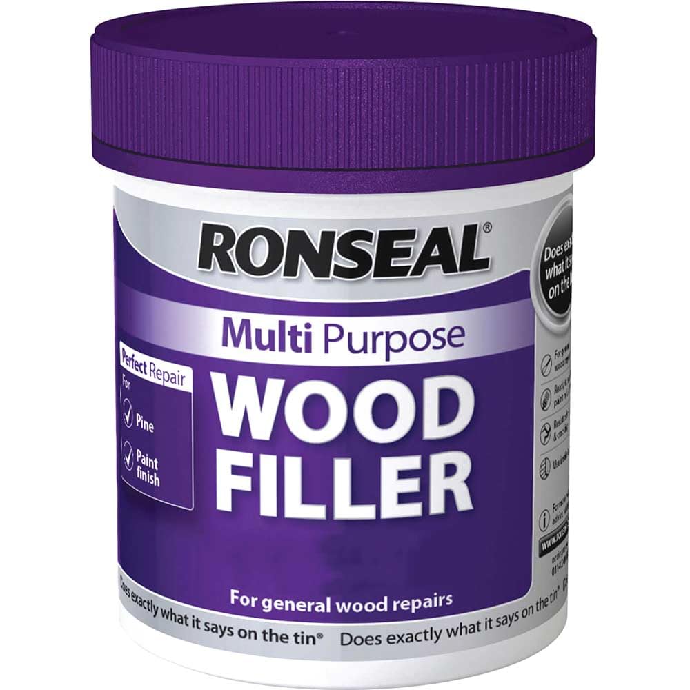 Ronseal RSLMPWFW100G 250g Multi-Purpose Wood Filler Tube - Dark