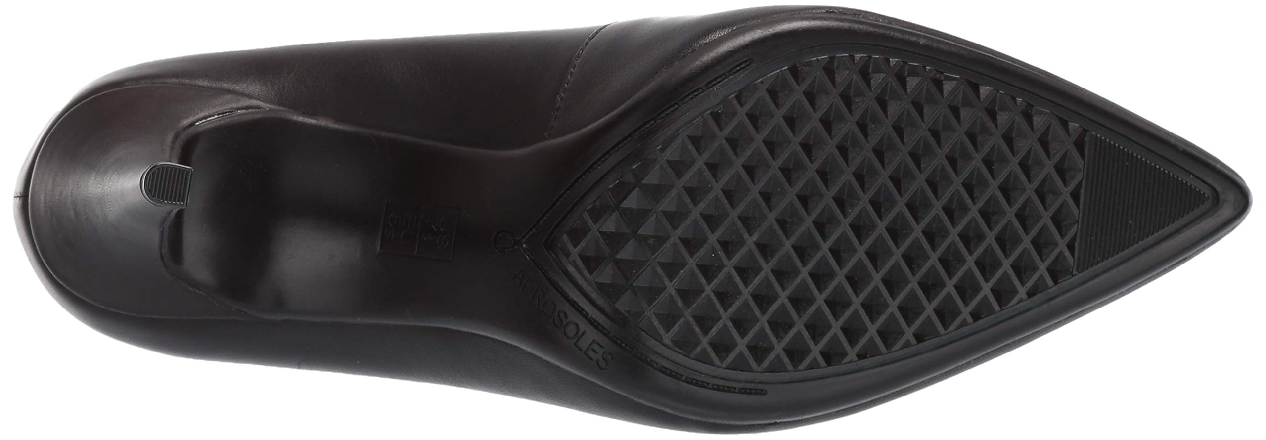 Aerosoles Women's Shipmate Pump, Black Leather, 9.5 - Image 4