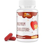 Cholesterol Supplements with Plant Sterols, Niacin, Red Yeast Rice, Citrus Bergamot, Garlic, Cholesterol Supplement Support Normal Cholesterol Levels, 90 Softgels