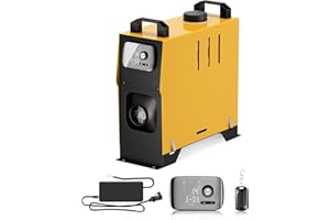 HLDIRECT Diesel Air Heater, DC12-24V, 8KW Portable Diesel Parking Heater with Remote & APP Control and LCD Switch, Diesel Hea