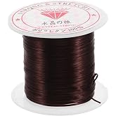 minkissy Stretchy Elastic Thread Cord for Hair Extensions Crystal String for DIY Bracelets Beaded Jewelry Making for Crafting and Hair Styling