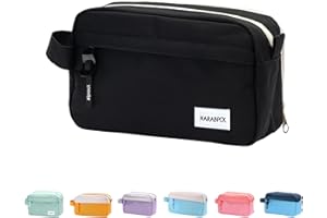 Large Capacity Pencil Case with 3 Compartments, Portable Big Pencil Pouch with Durable Zipper, Extra Big Pencil Bag for Easy 