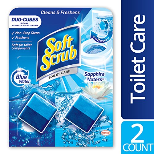 Soft Scrub in-Tank Toilet Cleaner Duo-Cubes, Sapphire Waters