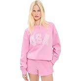 LOVESHACKFANCY Women's Palo USA Fleece Pullover