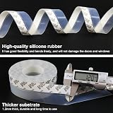 wordmouk 10m 45mm Door Bottom Seal Strip Weather Stripping Tape view 3