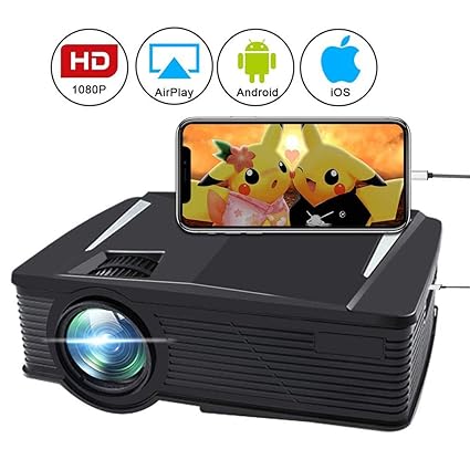 Amazon.com: Proyector de vídeo inalámbrico de 2500 lúmenes ...