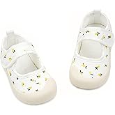 Baby Girl Canvas Sneakers Toddler Girl Mary Jane Flats Non-Slip Casual School Uniform Loafers Dress Shoe
