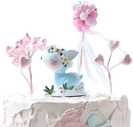 Amazon De Hairball Gateau 3 Pcs Set Diy Premier Anniversaire Cupcake Gateau Smash Bougie Alternative Fete Faite A La Main Decoration De Gateaux