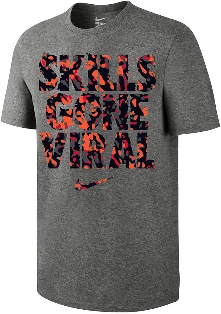 Nike Men's Skills Gone Viral Athletic Cut TShirt (S) Dark