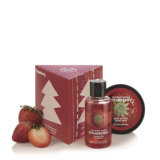 The Body Shop Strawberry Treats Cube Gift Set