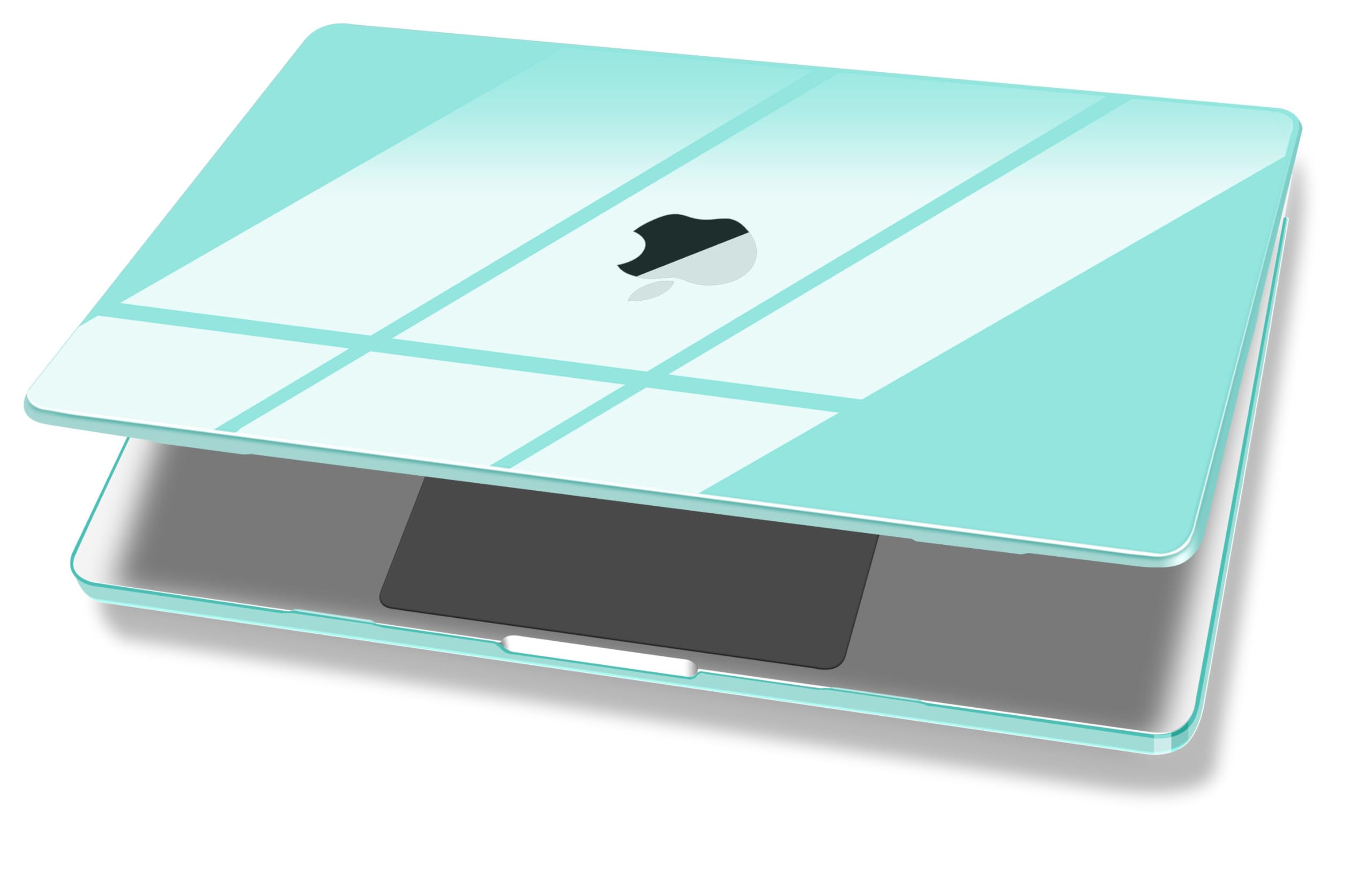 UESWILL Compatible with 2022-2026 MacBook Air 13 inch M5 M4 M3 M2 Case Model A3449 A3240 A3113 A2681, Glossy Crystal Hard Shell Cover + Microfiber Cloth, Green