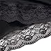 Leadingstar Women Scoop/Turtleneck Long Sleeve Irregular Lace Splice Shirt Dress