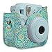 Fintie Protective Case for Fujifilm Instax Mini 8 Mini 8+ Mini 9 Instant Camera - Premium Vegan Leather Bag Cover with Removable Strap, Shades of Blue
