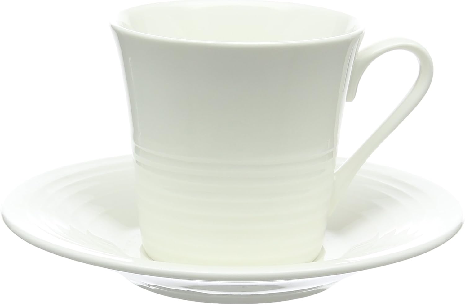Maxwell & Williams 220 ml Porcelain Cirque Cup and Saucer, Set of 4