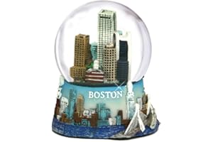 CITY-SOUVENIRS 3.5 Inch Boston Snow Globe Souvenir from Massachusetts in and The Boston Snow Globes Collection.