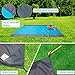 Wemk Beach Blanket, Premium Waterproof Outdoor Beach Blanket Sand Proof Mat, 82.7″ X 78.7″, Fast Dry, for Travel, Camping, Hiking, with 2 Waterproof Phone Bagthumb 4