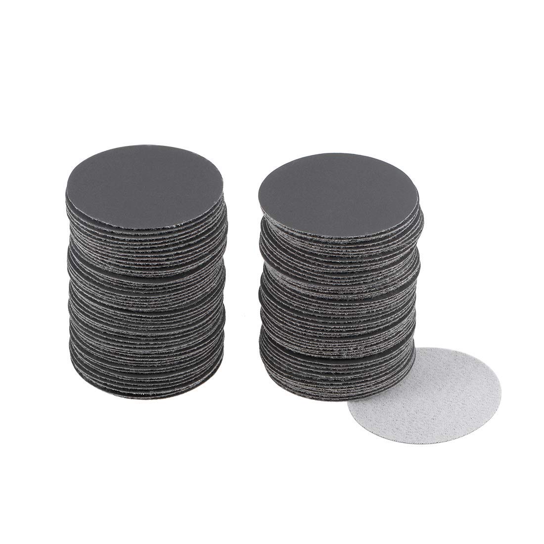 TA-VIGOR 100Pcs 50mm Wet and Dry Sanding Discs, 1200 Grit 2 Inch Hook and Loop Sandpaper Electrostatic Sand Planting Silicon Carbide Sanding Discs