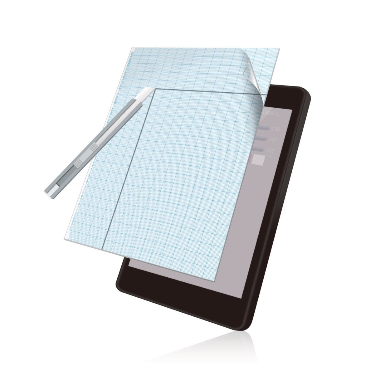 エレコム フィルム フリーサイズ 8インチ対応(フィルムサイズ:230mm×155mm) 指紋防止 反射防止 TB-FR8FLSA商品画像