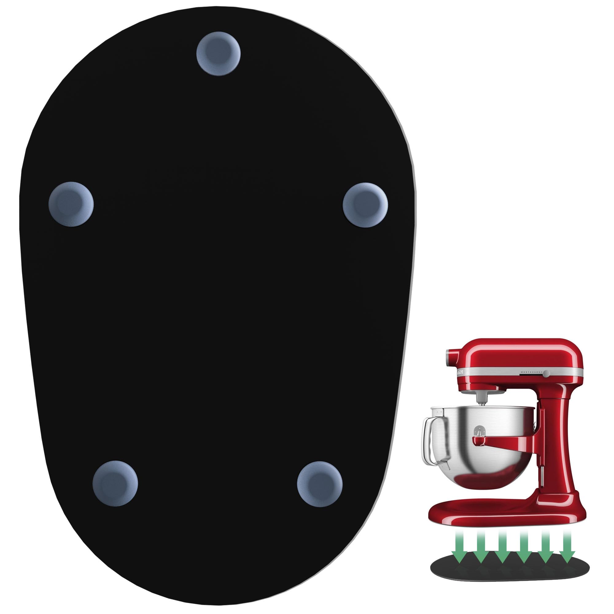 Photo 1 of SIUDANGKA Sliding Mat Compatible with Kitchenaid Mixer 5-8 QT Stand Mixer, Convenient Appliance for Kitchen Appliances, Acrylic Mixer Slider Mat for Kitchenaid Stand Mixer Accessories Attachments