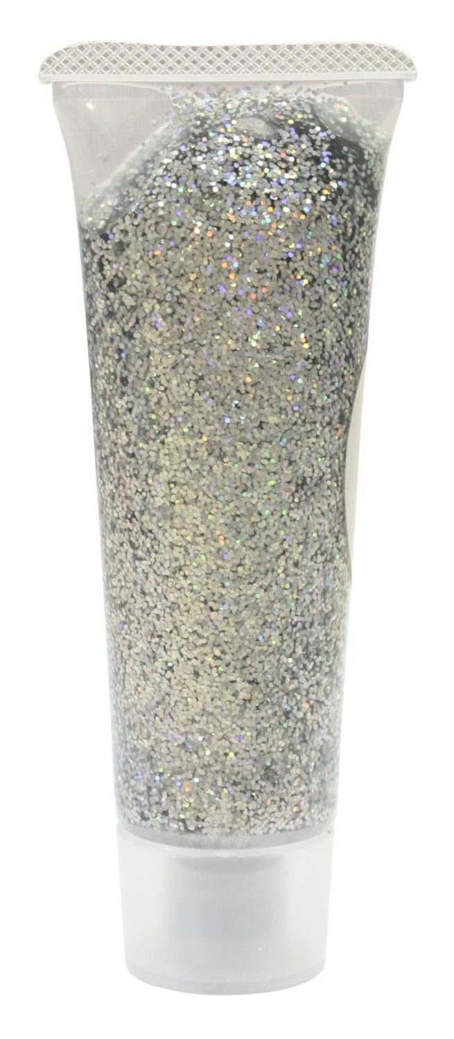 Creative Holographic Face Glitter Gel - Silver — image 1