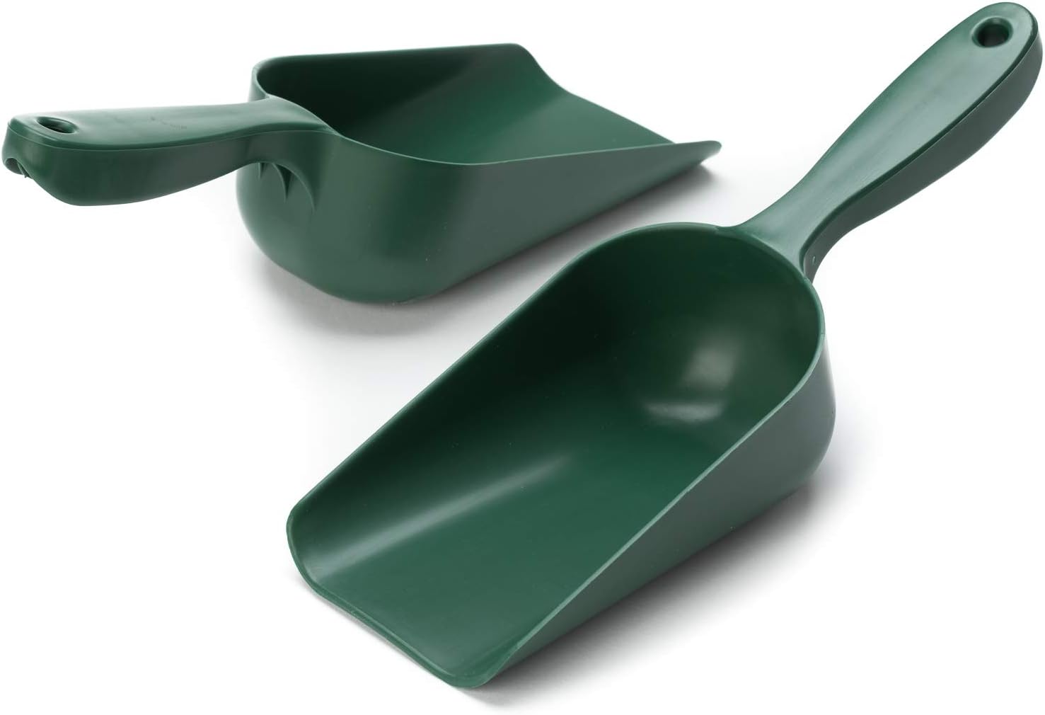 EarlyGrow MPL50084/G/2 Small Plastic Handy Garden Scoop for Soil Compost, Planting or Re-Potting Plants - Pack of 2 - Green - Image 3
