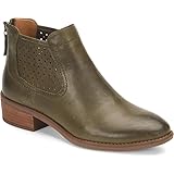 Comfortiva Fallston Women's Bootie - Leather Ankle Boot With Memory Foam