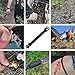 Paracord Bracelet，Bermunavy Survival Bracelets Survival Gear Kit Handy Tool with Embedded Compass Fire Starter Emergency Knife Whistle SOS Led Flash Spoke Wrench for Outdoors Hiking Fishing Hunting
