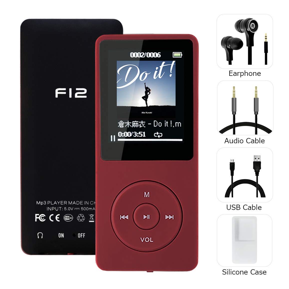 MP3 Player, HiFi Lossless Music Player, Up to 70 Hours Lossless