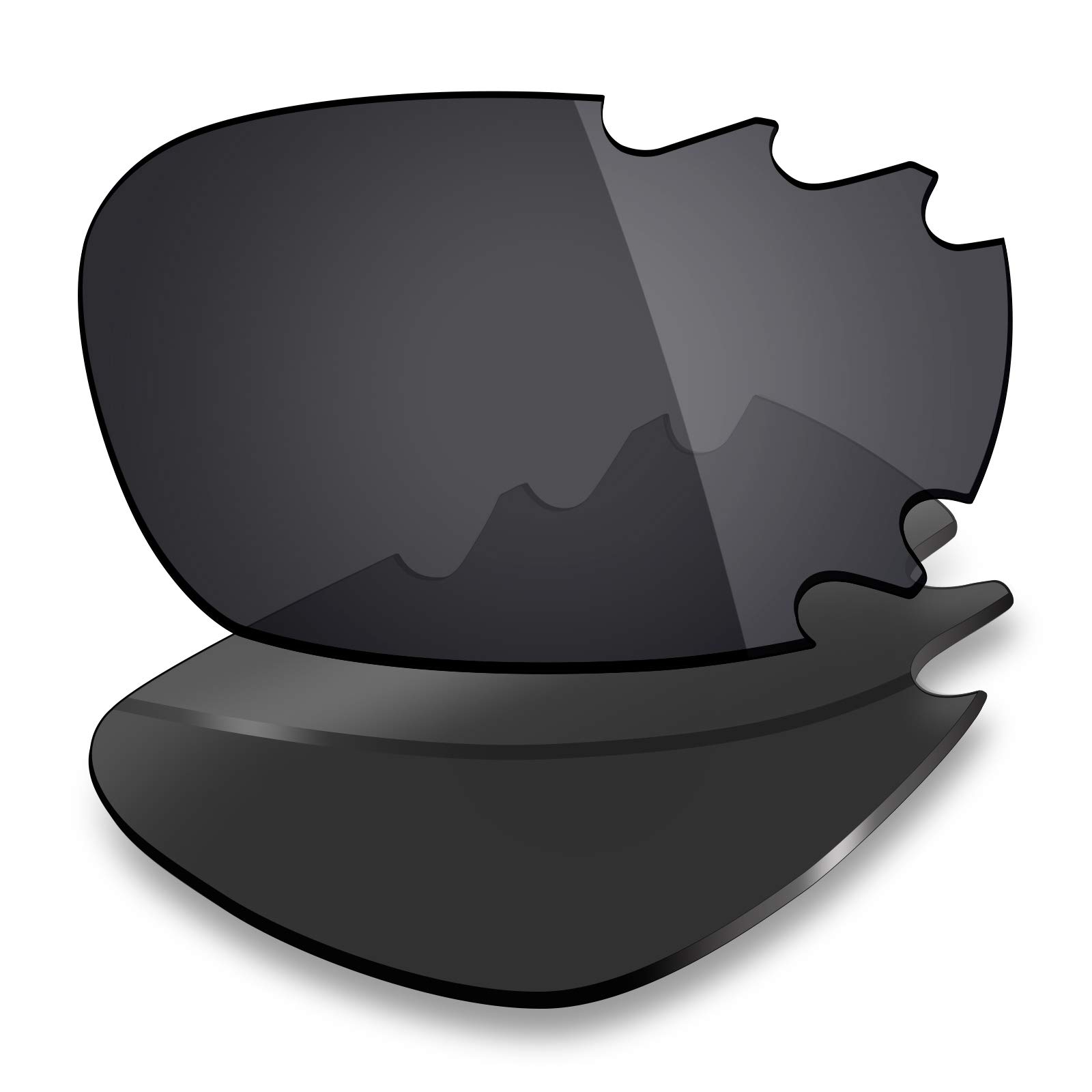 Mryok Polarized Replacement Lenses for Oakley Jawbone Vented - Stealth Black