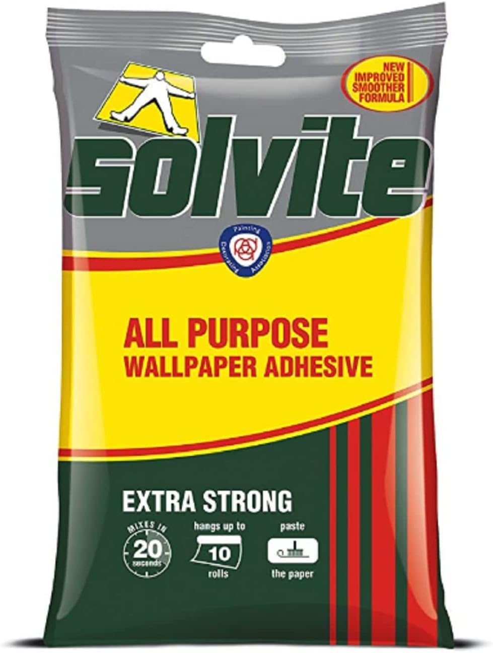 Unibond Solvite All-Purpose Wallpaper Adhesive 185g – Hangs 10 Rolls
