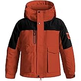 BANTREK Boy's Ski Winter Coat - Lightweight Insulated Waterproof Snow Jacket Hooded Windproof Warm Outerwear for Kids
