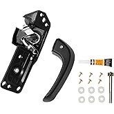 ATRACYPART Interior Door Handle Kit Front Left Drivers Side | for 2007-2014 Chevy Silverado, Tahoe, Suburban, Avalanche, GMC 