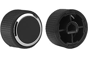 ZEXYVOR 2-Pack Rear Radio Volume Control Knob Repair Kit, For 2007-2014 Compatible with Chevy GMC Buick Cadillac, Silverado Sierra Tahoe Yukon Acadia, GM 22912547