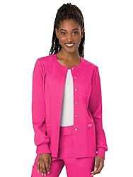 Cherokee Snap Front Scrub Jackets for