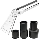 Happy Tree Universal Fit All Existing Shop Vacs with 2-1/2" &amp;1-7/8" &amp;1-1/4" Adapter Wet Extraction Accessory for Upholstery &amp; Carpet Cleaning &amp; Auto Detailing Shop Vac Extractor Attachment Hose Kit