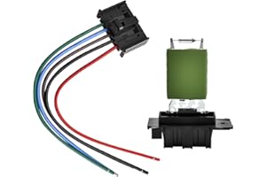 QUEALZARA HVAC Blower Motor Resistor Kit Compatible with Ram ProMaster City 2015 2016 2017 2018 2019 Replaces 68100532AA RU982 984-493