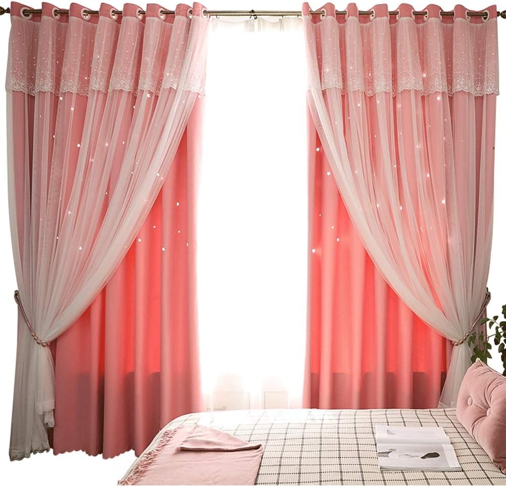 Amazon Com Curtains Korean Style Princess Curtains Finished Ins
