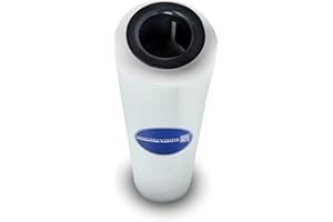 International Plastics Co. 15" Stretch Film/Wrap with Hand Savers 1200ft 500% Stretch Clear Cling Durable Adhering Packing Moving Packaging Heavy Duty Shrink Film