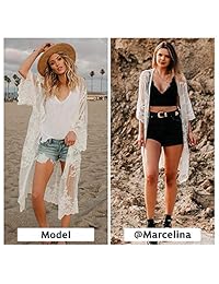 Kimono de encaje, diseño floral