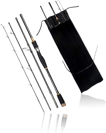 Amazon Lemship 釣り竿 コンパクトロッド パックロッド シーバスロッド エギングロッド 釣りケース付き 2 1m 2 4m 2 7m 2 1 Lemship シーバスロッド
