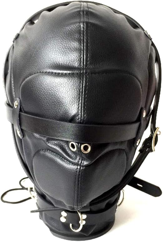 Isolationsmaske Leder Sensorische Deprivation Bondage Windschutzscheibe Erwachsenes Paar Geschenk Mannliche Und Weibliche Rolle Spielen Spielzeug Schwarz Amazon De Beleuchtung