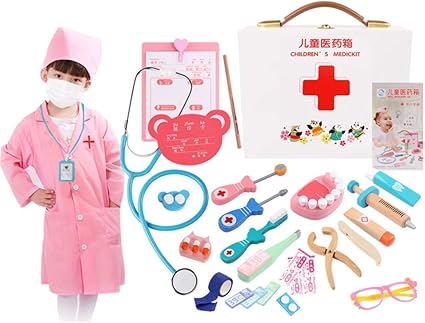 Zhaoxh 28 Stuck Fur Kinder Zahnarzt Kit Doktor Krankenschwester Verkleiden Kostume Arzte Kit Role Play Verkleidung Spielzeug Set Fur Kinder Jungen Und Madchen Color Nurse Amazon De Kuche Haushalt