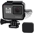 SOONSUN Frame Mount Housing Case Compatible with GoPro Hero 5 6 7 Black, Hero7 Silver, Hero7 White, Hero (2018) Cameras