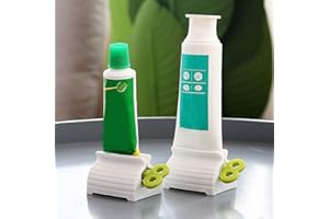2 Pack Toothpaste Squeezer, Manual Tube Roller for Bathroom, Easy Squeeze Toothpaste Dispenser for Creams & Gels